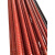 通风管抽风伸缩排风钢丝防火硅胶软管红色抽烟耐高温管25mm-500MM 内径152mm/4米