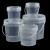 冰禹 BYA-153 透明水桶 塑料桶 密封打包桶 食品级小水桶涂料桶 1L无提手  