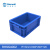 Raxwell蓝色EU系列周转箱长方形加厚塑料物流箱汽配箱水产养鱼养龟箱收纳整理储物分类箱RHSS4002