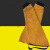 焊工皮套袖 焊工套袖防烫夏季电焊工护袖焊工袖套电焊袖套专用防护装备JYH 黄色整皮套袖纽扣袖口
