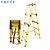 定制定制绝缘伸缩梯鱼竿梯玻璃钢梯子电工用工程梯人字梯竹节议价 25米