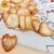 百春宝三能瓦片酥模具 装饰杏仁薄脆片饼干模巧克力模 烘焙薄饼模具 UN33102心形