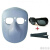 GJXBP电焊面罩焊工防护面罩电焊头戴式轻便面罩氩弧焊面部全脸防护焊帽 三个灰色眼镜