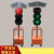 太阳能可移动升降红绿灯道路交通信号灯场地驾校指示灯 双头移动信号灯