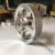 创力恒金属铝合金滚花轮压花同步编码器轮计米轮子周长200.250.300mm 直径40mm(孔6mm)