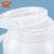 金绿士（KINRS）储水桶大白桶塑料桶带盖加厚胶桶白色储水化工桶 10升白色立圆加厚款0.65KG