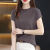 IZXHt恤衫女024年女款冰丝短袖夏季新款显瘦的高档T恤韩版蝙蝠宽松圆 珊瑚色 S 80-95斤