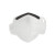 优维斯 UVEX 8733100不带呼吸阀口罩 工业粉尘花粉颗粒物及油性颗粒物头戴防护口罩 30个/盒