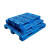货架仓储专用托栈板垫板塑料托盘网格卡板塑料工业物流 1*0.8米网格川子加厚加4钢