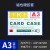 伏兴 磁性文件套卡K士硬胶套 PVC证件卡套文件保护套 A4横版强磁*20只 默认蓝色