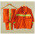 夏季短袖长袖环卫工装道路清洁高速养护反光条工作服套装薄劳保服 橘色薄半袖套装 M