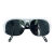 电焊面罩眼镜焊工眼镜面具轻便护脸透气防强光防打眼防烧脸电气焊 适3白镜（不含面罩和绑带）