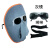 电焊面罩眼镜焊工眼镜面具轻便护脸透气防强光防打眼防烧脸电气焊 1灰镜(不含面罩和绑带)