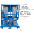 轻小型室内安装移动式电动液压铝合金升降自动高空机平台作业器车 8米双柱(普通款) 国产油缸泵站