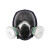 锐麻 防毒全面具喷漆甲醛农药化工粉尘防毒口罩 球形面具+4号滤盒 