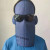 定制电焊工面罩3护脸电焊防护用品防拷脸焊工眼镜布料帆布二保焊 1个灰护耳款