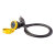 龙仕USB 防水连接器 厚面板工业数据母座延长线 LU22-CA-U2-0130.3米 A151 黄色 黄色 塑胶螺母W