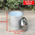 加厚款铁皮水桶镀锌桶铁桶金属桶直桶提油桶打水井桶 8升直桶