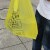 加厚黄色垃圾袋所平口手提背心式大号危险废弃物塑料袋 120*140特厚垃圾袋50只