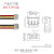 ZH1.5-3P插头线电池电路板连接器 1.5mm孔距针座母插公端子转接头 公插26#线黑黄红100mm