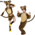 儿童动物服装猴子动物服装儿童小猴子演出服儿童动物幼儿园卡通舞蹈服猴子捞月成人小猴子表演服装 小狗 100cm