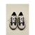 朵蕾汀橡胶运动休闲鞋深口系带圆头网纱超细纤维中跟运动鞋平底 黑色 35