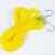 海斯迪克 牛筋行李绳 橡皮筋弹力松紧带货物捆绑绳 黄色1米(5条) H-133