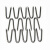 骑马钉 U型钉 铁钉 钢丝网 铁网专用钉 栅栏钉 木钉固定东西用钉 1.2英寸(30只价格)