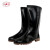 双安 红叶PM95舒适耐磨耐油靴雨鞋 PVC模压靴  BS001 黑色 41码
