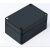 承琉黑色塑料防水接线盒户外ABS盒DIY电路板户外仪表壳PCB电源电池盒 桔色 120*120*90透明