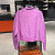 耐克（NIKE）外套女装春秋新款运动服宽松休闲工装夹克DM6244 DM6244-507紫色  XL