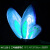 花园摆件仿真发光大蝴蝶雕塑户外园林景观草坪灯装饰园区夜光小品 HY1136-3带灯(小)