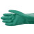 海太尔(HTR)10-226丁腈防化学品手套耐磨耐酸碱绒面衬里胶皮劳保防护手套 长33cm 绿色 9