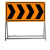 定制适合定制 前方施工 注意安全 可折叠反光道路施工标志牌 警示牌 交通 前方施工车辆慢行 100*60*100