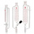 恒压滴液漏斗筒形分液漏斗四氟玻璃双活塞高真空节门可微调刻度线50/100/125/25 500ml/24*24双节门
