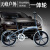 戎美丹尼折叠自行车20/22寸折叠自行车 超轻便携铝合金 变速男女自行车 hito-20寸-一体轮钛白色 20英寸