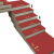 冰彩中式红色喜庆楼梯踏步垫硅藻泥吸水防滑地垫结婚装饰耐磨楼梯垫 福泰安康-红 26*65cm(楼梯垫)
