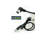 工业相机CCD监视器视频信号连接线 12芯插头一端焊线 12芯屏蔽双绞线 2m