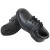 上柯 B3643 黑色牛皮安全鞋 无尘洁净电子实验室工作鞋 防砸防静电 35码（225mm）