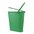 食安库 SHIANKU  食品级清洁工具 分色带盖刻度加厚塑料水桶 手提多功能清洁水桶 白色 6L 不含桶盖