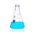 垒固 高硼硅加厚三角烧瓶 耐高温玻璃锥形瓶1000ml