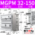 千石MGPM带导杆三轴三杆32/40/50/63气缸-25/50/75/100/125/150/ MGPM32-150Z