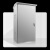 室外不锈钢网络机柜交换柜1.2米户外防水弱电箱12U6U9U设备机柜 乳白色 不锈钢本色 700x600x450cm
