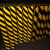 反光胶带黄色警示带5CM黑黄斜纹地面划线贴条交通安全警戒标识贴 黄色反光5CM*25米