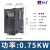 普菲德220V三相变频器380V电机调速器通用0.75/1.5/2.2/5.5/7.5KW 输入三相380【0.75KW】