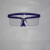 护目镜儿童幼儿园学生防风沙尘实验眼镜防冲击飞溅防弹弓水弹眼镜 蓝架白镜（10-15岁）