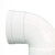 稳斯坦 PVC排水下水管直角弯头 50（5个）PVC排水系列 国标90度弯头 WT-040