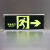 夜光荧光消防安全出口安全通道应急指示提示牌标识牌标牌地贴墙贴 指右地贴