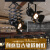 led轨道复古射灯灯美式工业风咖啡厅酒吧吧台吸顶式创意个性射灯 黑色伸缩轨道式35w