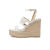 迈克.科尔斯（MICHAEL KORS） 618女士ALMA坡跟麻底鞋 Optic White 9.5 US